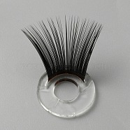 Acrylic Doll Eyelashes, Doll Eye Make Up Accessories, for Doll DIY Craft Making, Black, 20mm(DOLL-WH0007-01A)