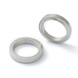 201 Stainless Steel Spacer Beads, Tube, Stainless Steel Color, 8x2mm, Hole: 6mm(STAS-B006-16P-A)