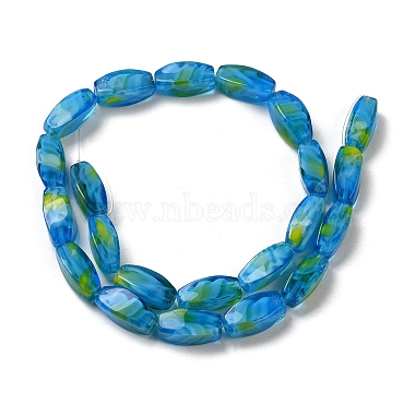 Handmade Milleflori Glass Beads Strands(X-EGLA-P053-04A-01)-3
