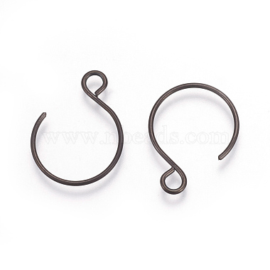 Gunmetal Stainless Steel Earring Hooks