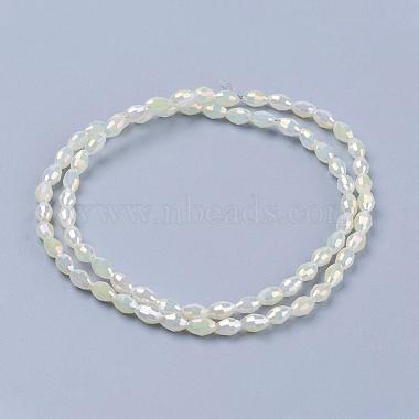 Chapelets de perles en verre galvanoplastique(EGLA-J013-4X6mm-F03)-5