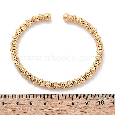 Brass Cuff Bangles(BJEW-F482-04G)-5