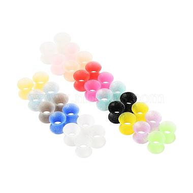 32Pcs 16 Colors Silicone Glitter Thin Ear Gauges Flesh Tunnels Plugs(FIND-YW0001-19A)-7