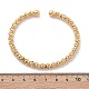 Brass Cuff Bangles(BJEW-F482-04G)-5