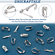 50Pcs 5 Style 201 & 304 Stainless Steel Clip-on Earring Converters Findings(STAS-UN0038-19)-5