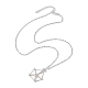Stainless Steel Macrame Pouch Empty Stone Holder for Pendant Necklace Making(NJEW-JN04532-03)-1