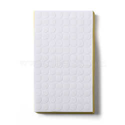 Dot Adhesive Paper Stickers, for Scrapbooking, Diary, Planner, Envelope & Notebooks, Round, White, 10mm, 112pcs/sheet, 68 sheets/bag, 7616pcs/bag(STIC-PW0006-004A-01)