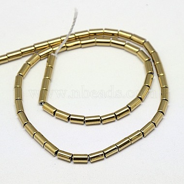 Electroplate Non-magnetic Synthetic Hematite Beads Strands(G-J162-C-01)-2