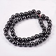 Non-Magnetic Synthetic Hematite Beads Strands(X-G-H1624-8mm-1)-2