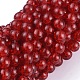 Red Crackle Glass Round Beads Strands(X-CCG-Q001-8mm-13)-1