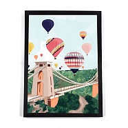 DIY 5D Bristol City Canvas Diamond Painting Kits, with Resin Rhinestones, Sticky Pen, Tray Plate, Glue Clay, Frame and Drawing Pin, for Home Wall Decor Full Drill Diamond Art Gift, Clifton Suspension Bridge, 399x297x3mm(DIY-C018-13)