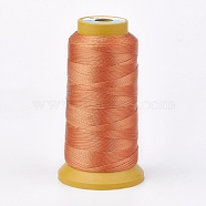 Polyester Thread, for Custom Woven Jewelry Making, Sandy Brown, 0.25mm, about 700m/roll(NWIR-K023-0.25mm-17)
