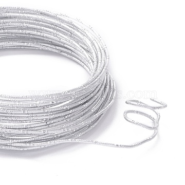 Aluminum Wire, Textured, Silver, 2mm, 5m/roll(AW-XCP0002-07)