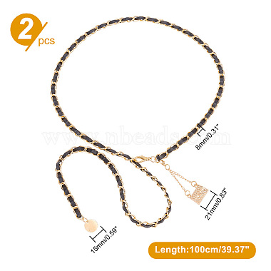 PU Leather Waist Chains(AJEW-WH0413-75)-2