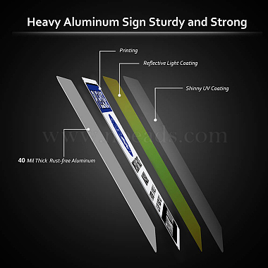 Panneaux d'avertissement en aluminium protégés contre les UV et étanches(AJEW-GL0001-05C-01)-3