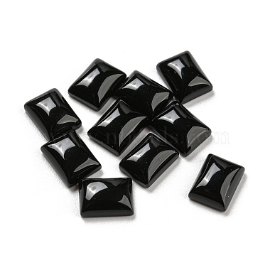 Rectangle Black Onyx Cabochons