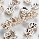 Iron Rhinestone Spacer Beads(RB-A009-8MM-S)-1