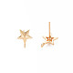 Brass Stud Earring Findings(KK-S364-154)-4