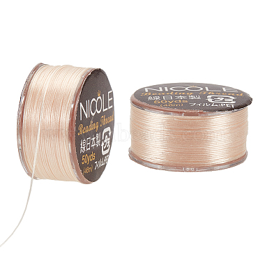 0.1mm Navajo White Nylon Thread & Cord