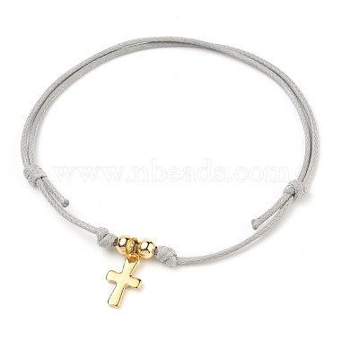 Verstellbare Armbänder aus gewachstem Polyester mit geflochtener Kordel(BJEW-JB05547)-3