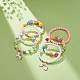 6pcs ensembles de bracelets extensibles en perles acryliques(BJEW-JB08728)-2