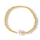 Christmas Brass Beaded Stretch Bracelets(DP1194-3)-1