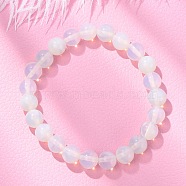 Opalite Beaded Stretch Bracelets, 52mm(BJEW-F203-01)