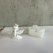 DIY Angel Princess Figurine Display Decoration DIY Silicone Molds, Resin Casting Molds, for UV Resin & Epoxy Resin Craft Making, Crown, 9x9.5x2.8cm, Inner Diameter: 6.85x7.6cm(SIMO-B008-02B)