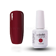15ml Special Nail Gel, for Nail Art Stamping Print, Varnish Manicure Starter Kit, Dark Red, Bottle: 34x80mm(MRMJ-P006-D134)