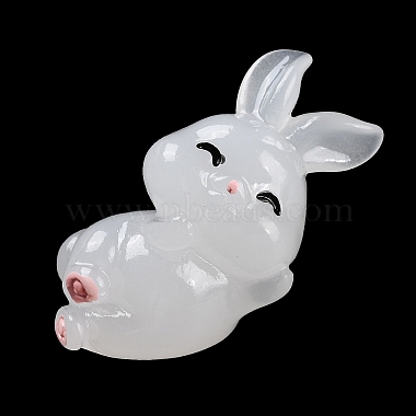 発光樹脂ウサギの飾り(DJEW-R011-02A)-2