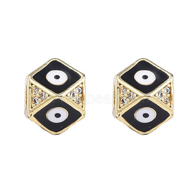 Brass Micro Pave Clear Cubic Zirconia Beads(KK-N227-91A)-2