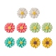 Resin Flower Stud Earrings(X-EJEW-JE05230)-1
