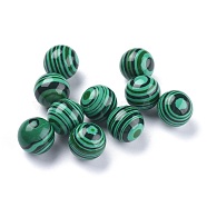 Synthetic Malachite Beads, No Hole/Undrilled, Round, 17.5~18mm(G-L564-004-B07)