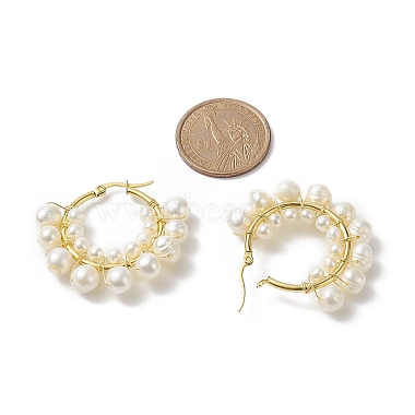 Boucles d'oreilles créoles en perles naturelles(EJEW-JE05168-02)-3