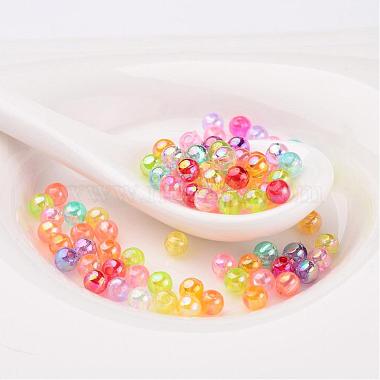 Perles d'acrylique de couleur ab transparentes(X-PL731M)-3