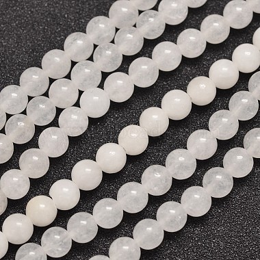 6mm Gainsboro Round Malaysia Jade Beads
