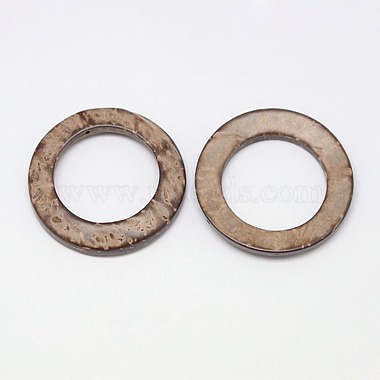 Wood Jewelry Findings Coconut Linking Rings(COCO-O006A-12)-2