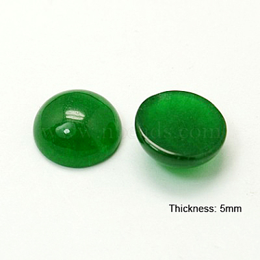 Cabuchones de jade blanco natural(G-C108-12mm-7)-2
