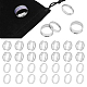 28Pcs 2 Size 201 Stainless Steel Grooved Finger Ring Settings(STAS-UN0048-54)-1