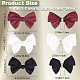 3 Pairs 3 Style Detachable Bowknot Polyester Ribbon Shoe Decoration(AJEW-CP0005-60)-2