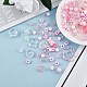 150 Pieces Random Rose Acrylic Beads Bear Pastel Spacer Beads Butterfly Loose Beads for Jewelry Keychain Phone Lanyard Making(JX543C)-3