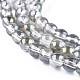 Full Rainbow Plated Round Electroplated Glass Beads Strands(X-EGLA-I002-6mm-01)-3