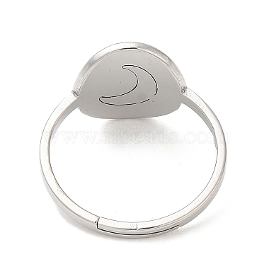 Non-Tarnish 304 Stainless Steel Adjustable Rings(RJEW-K245-50P)-2