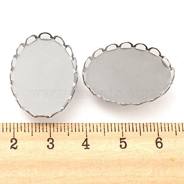 304 Stainless Steel Brooch Base Settings(FIND-D035-01B-P)-3