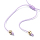 Flower Alloy Enamel Charm Bracelet(BJEW-JB09600)-4