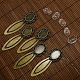 18x13mm Clear Domed Glass Cabochon Cover for DIY Alloy Portrait Bookmark Making(DIY-X0124-AB-NR)-1