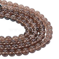 2 Strands Natural Obsidian Beads Strands, Round, 8mm, Hole: 1.2mm, about 47pcs/strand, 14.96 inch(38cm)(G-NB0004-70)
