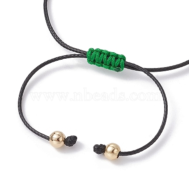 Alloy Enamel Clover Charm Bracelet(BJEW-JB09962-01)-4