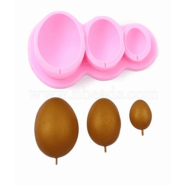 Moules en silicone de qualité alimentaire à thème de Pâques(X-DIY-C019-01)-2