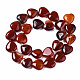Chapelets de perles rouges en agate naturelle(X-G-S364-097)-2